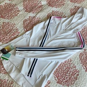 NWT Beach House Sport Zip Front Performance Hoodie
